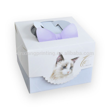 Factory price paper packaging box for cake packaging tall cake box